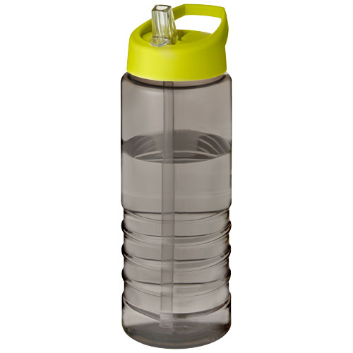 Bouteille sport promotionnelle 750 ml Ocean plastic H2O Active® Charbon et Citron vert